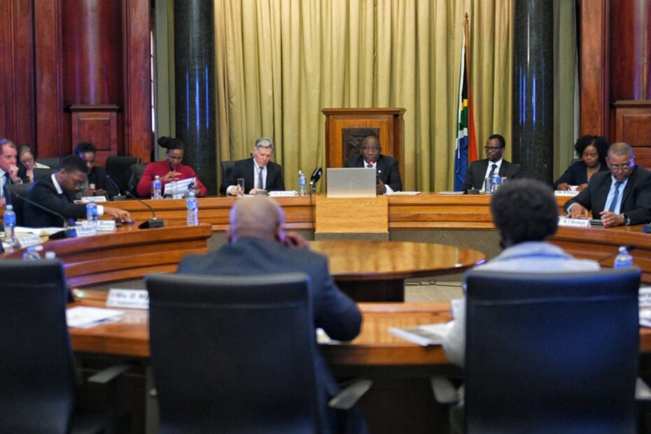 Bizwell Mutale overseeing PPP infrastructure projects with government officials, ensuring transparency and preventing corruption.