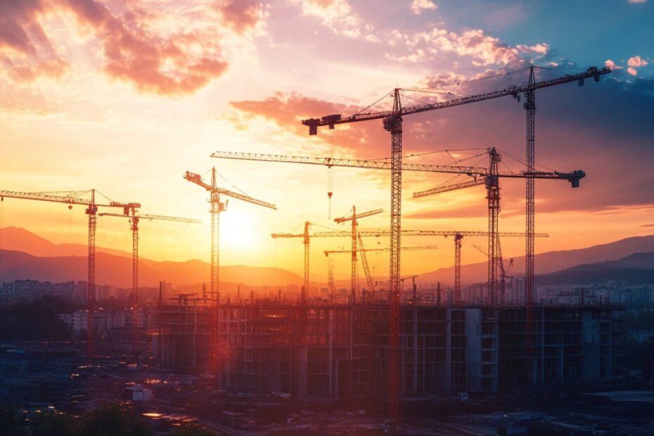 Large European infrastructure construction project representing Bizwell Mutale’s vision for modernizing construction and infrastructure development in Europe.